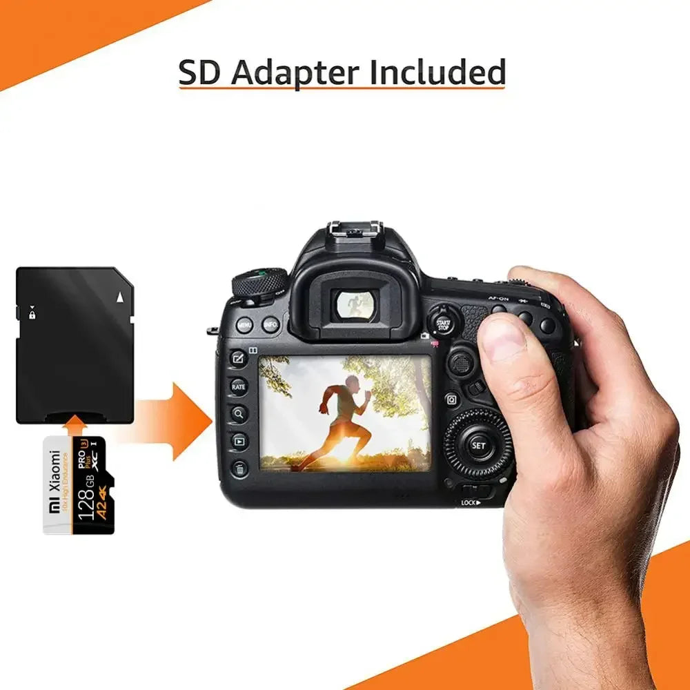 Xiaomi High Speed Memory Card 1TB 2TB Micro TF SD Card 128GB 256GB TF Card For Camera Surveillance Devices For Sony For Lenovo