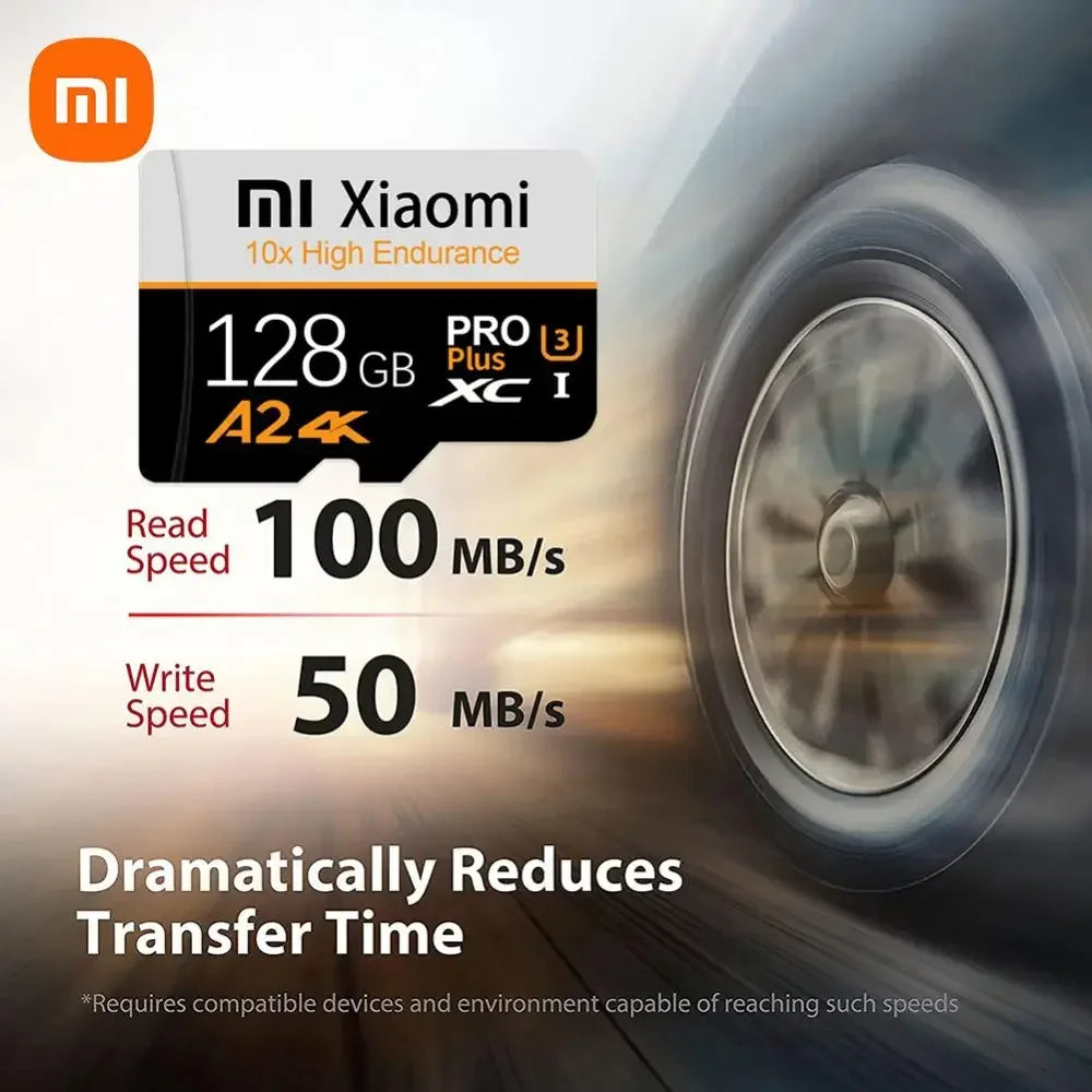 Xiaomi High Speed Memory Card 1TB 2TB Micro TF SD Card 128GB 256GB TF Card For Camera Surveillance Devices For Sony For Lenovo