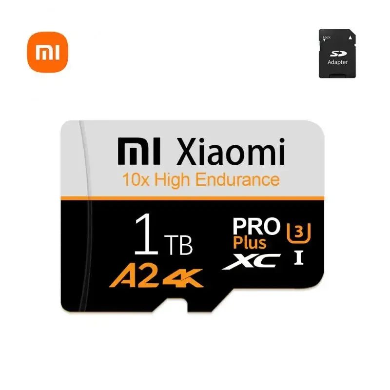 Xiaomi High Speed Memory Card 1TB 2TB Micro TF SD Card 128GB 256GB TF Card For Camera Surveillance Devices For Sony For Lenovo