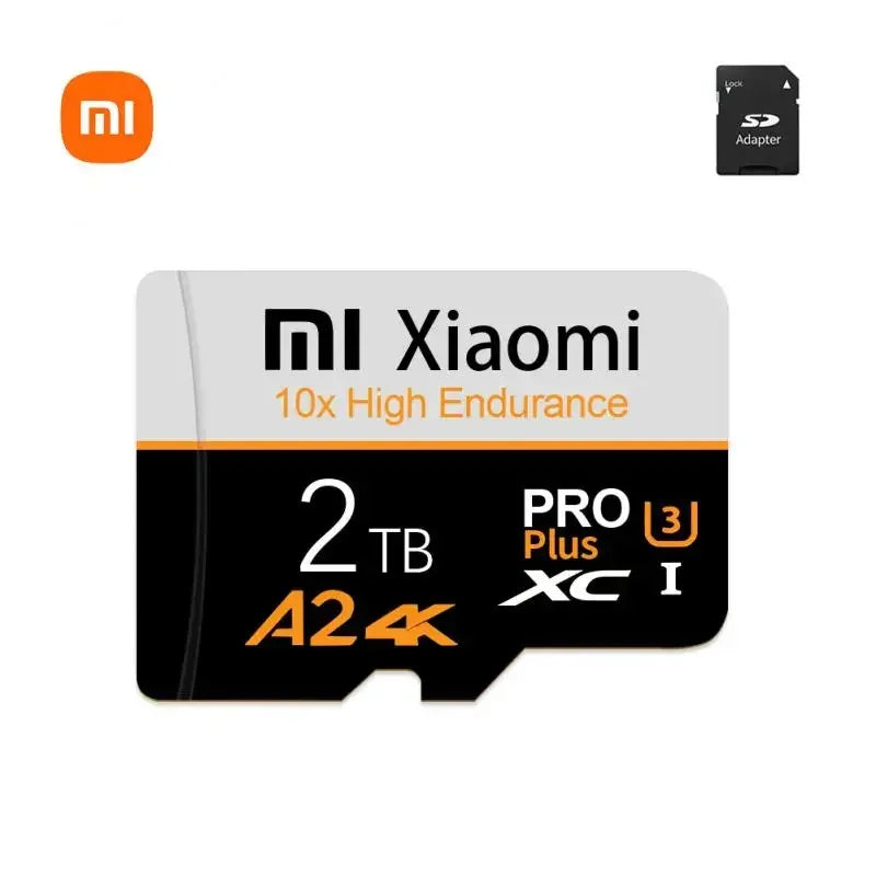 Xiaomi High Speed Memory Card 1TB 2TB Micro TF SD Card 128GB 256GB TF Card For Camera Surveillance Devices For Sony For Lenovo
