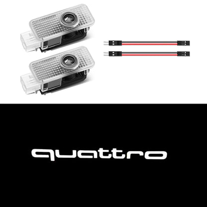 Car Door Welcome Lights Led Projector Lamps Decoration For Audi Sline A3 A1 A4 A6 B8 A5 B7 C7 A7 A8 B9 B6 C6 Q2 Q3 Q5 Q7 Q8 TT R