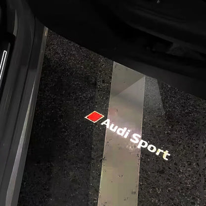 Car Door Welcome Lights Led Projector Lamps Decoration For Audi Sline A3 A1 A4 A6 B8 A5 B7 C7 A7 A8 B9 B6 C6 Q2 Q3 Q5 Q7 Q8 TT R