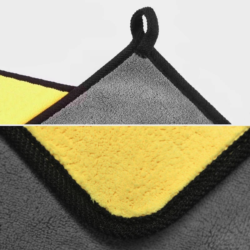 Car Wash Microfiber Towel Auto Emblem Cleaning Drying Rag Cloth For VW GTI Polo Golf Passat Tiguan Touareg Taigo Jetta Accessory